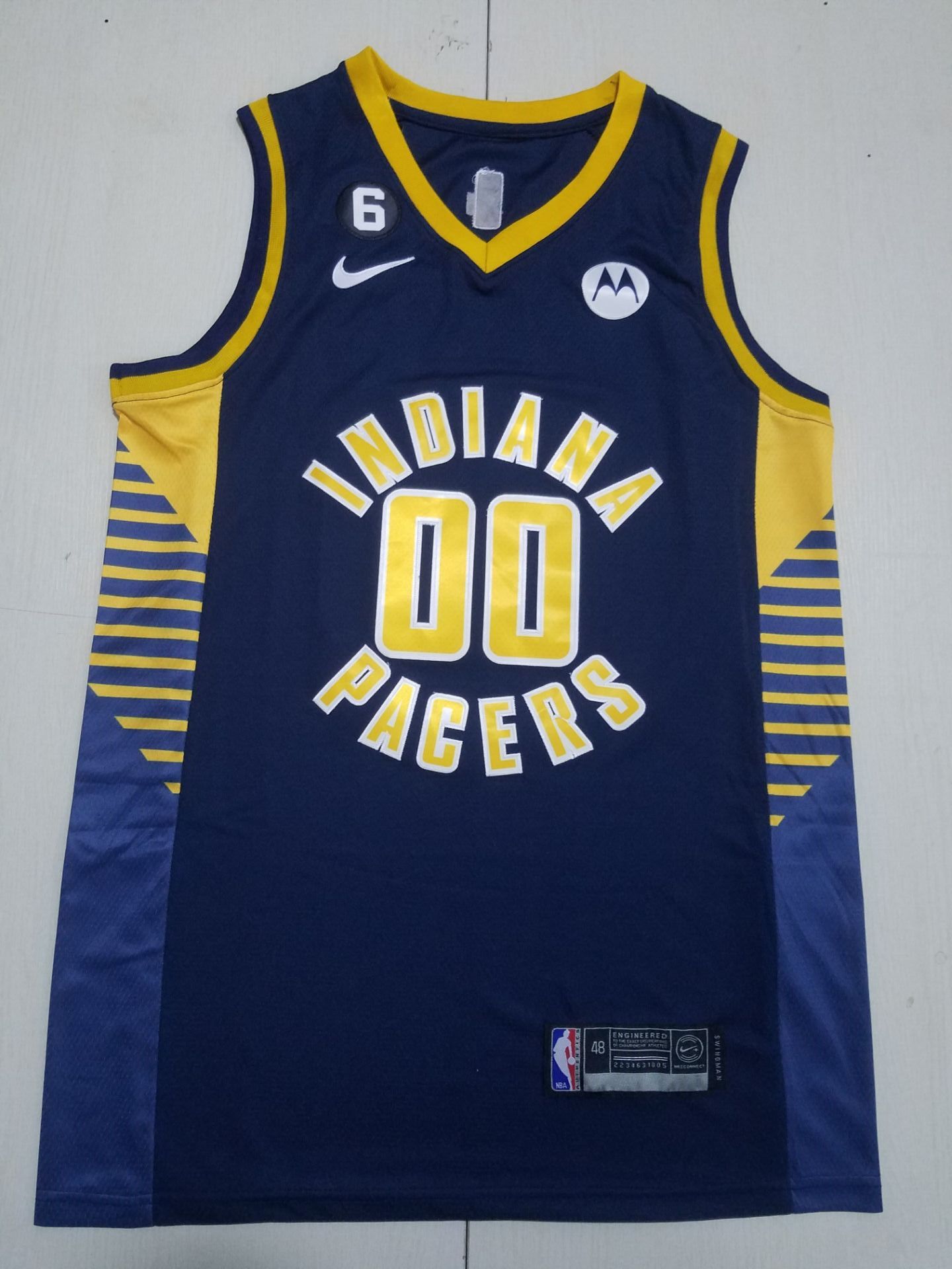 Men Indiana Pacers Custom Blue Nike 2022 NBA Jersey